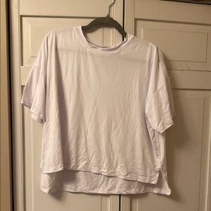 90 Degree By Reflex White Boxy Short Sleeve T-Shirt